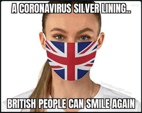 British smiling meme