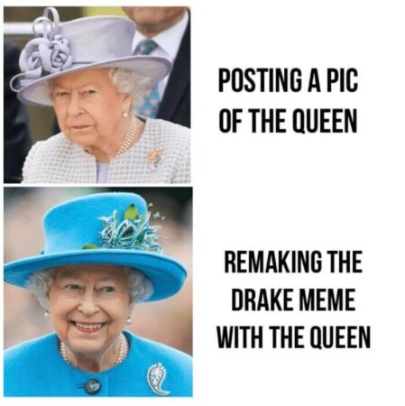 British Queen Meme