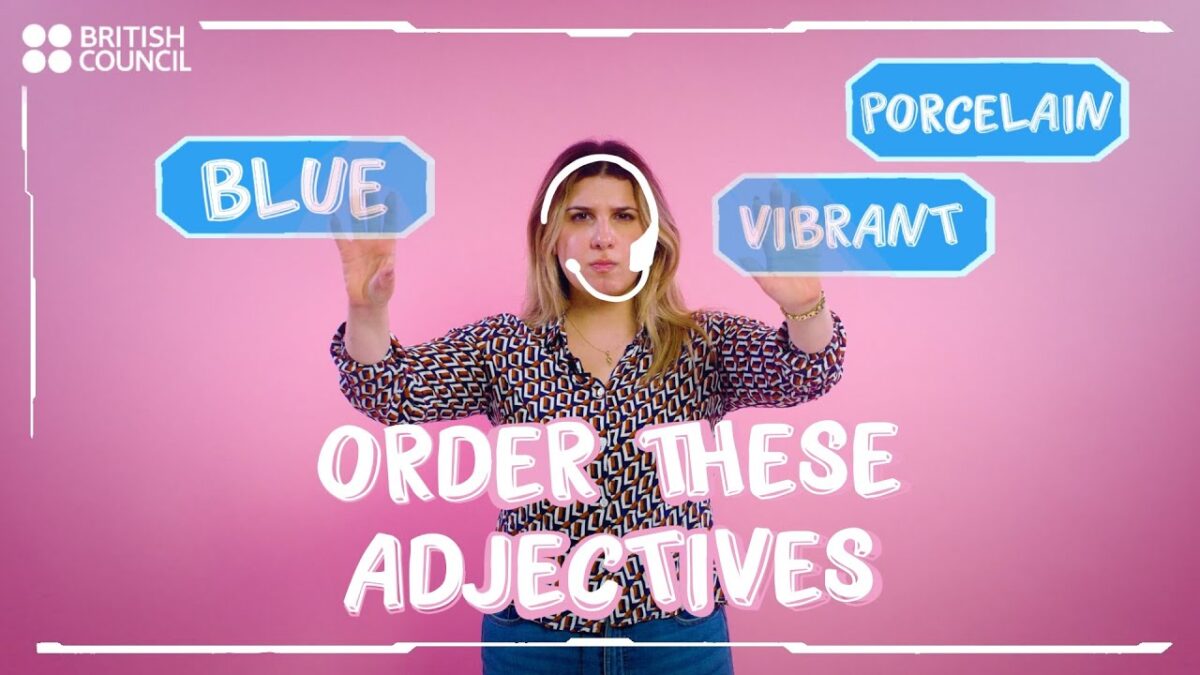how to order english adjectives