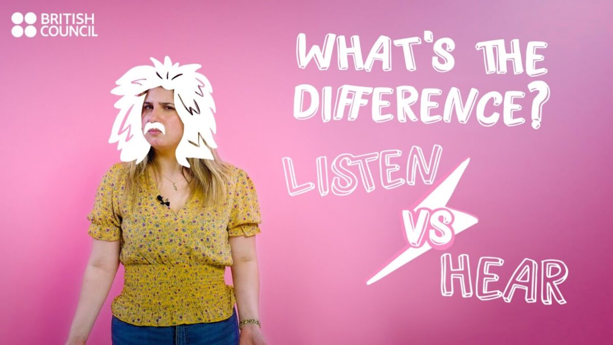 difference between listen and hear