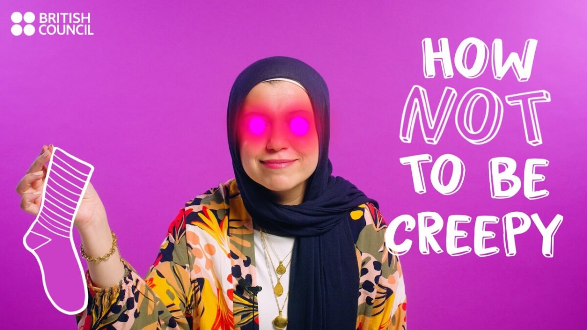 how not to be creepy when complimenting in English