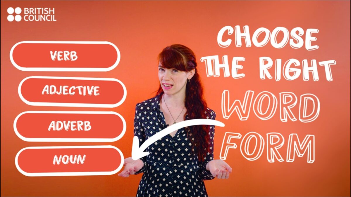 choose the right word form